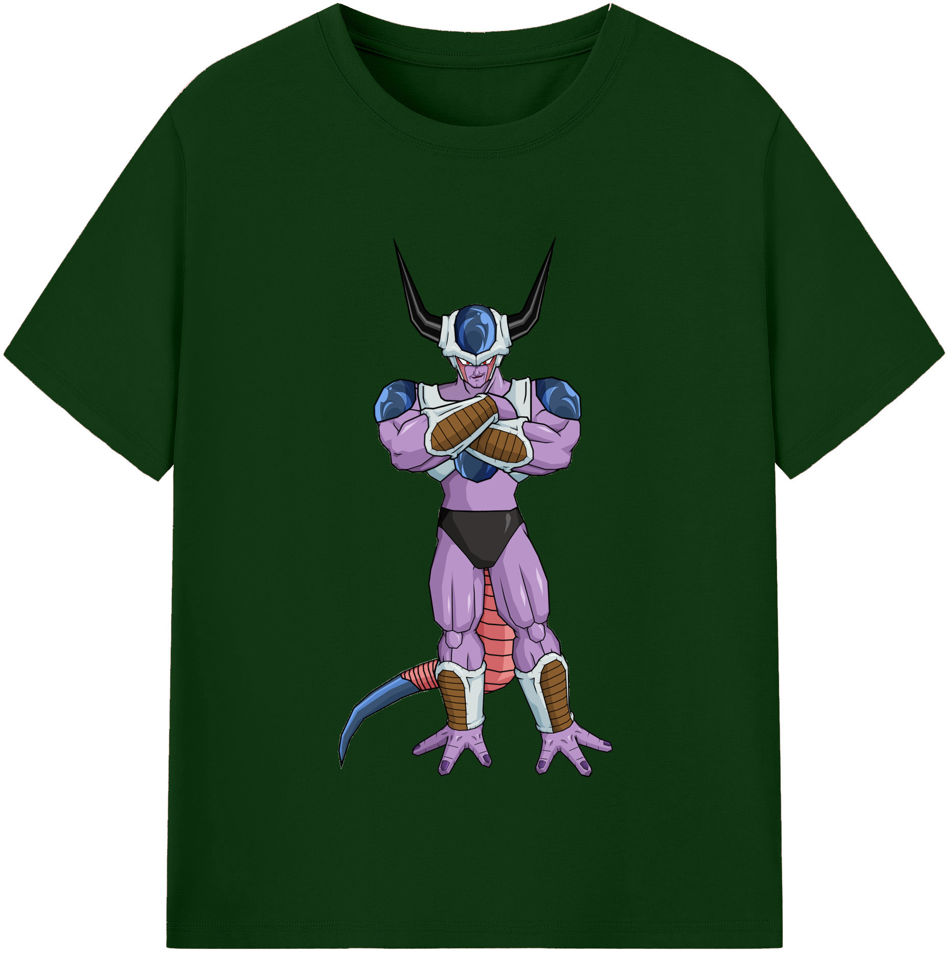 （画像用） ドラゴンボール フリーザ DRAGON BALL Frieza 綿100％半袖Tシャツ（フロントプリント）